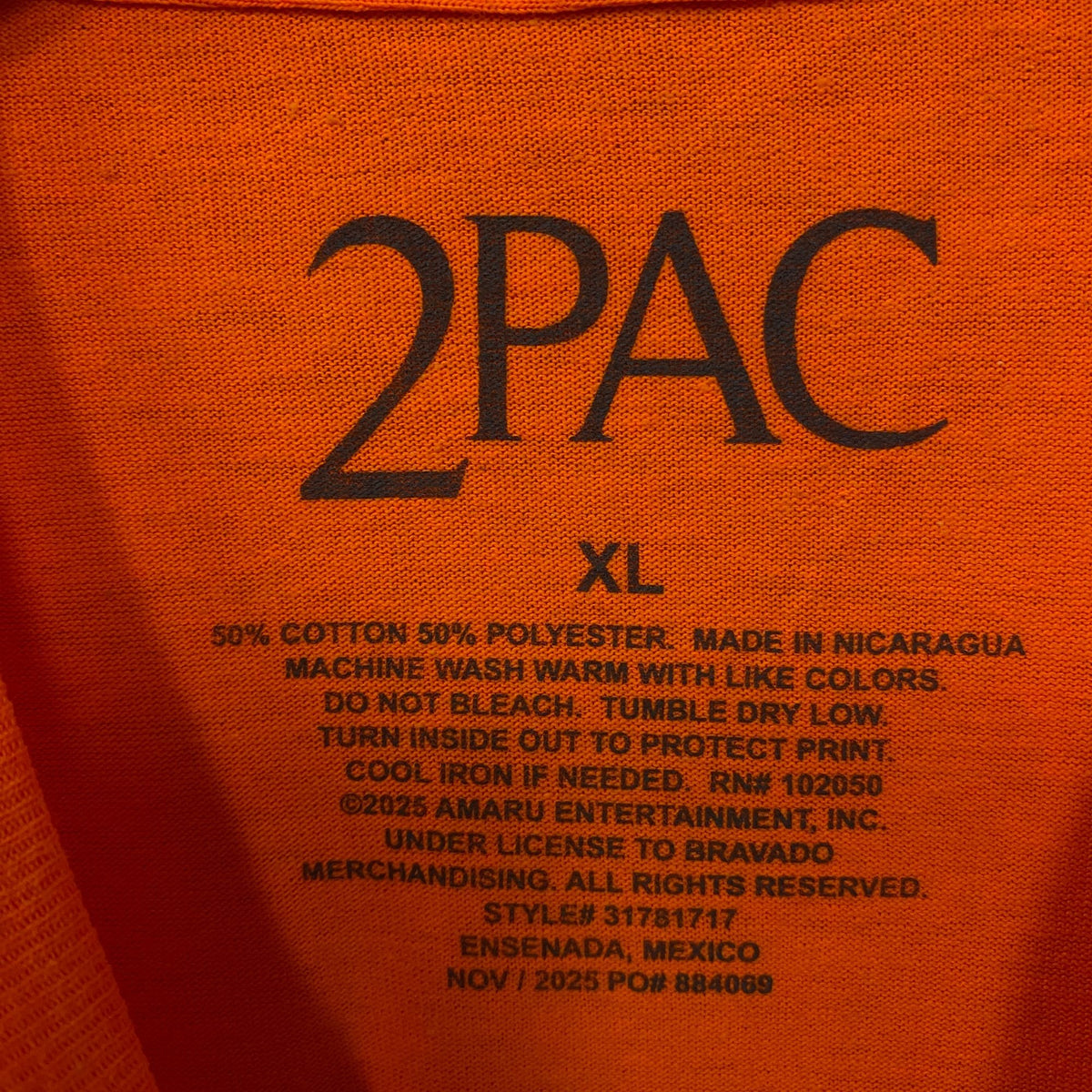 2pac All Eyes On Me Rap Tshirt size XL
