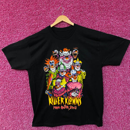 Killer Klowns From Outerspace Neon Movie Poster T-shirt size XL
