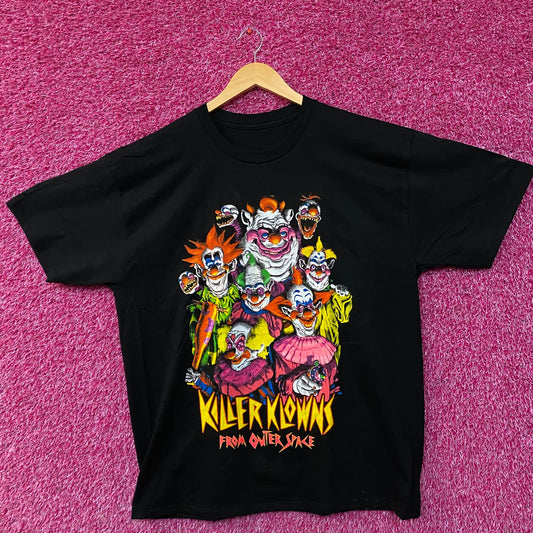 Killer Klowns From Outerspace Neon Movie Poster T-shirt size XL