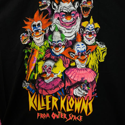Killer Klowns From Outerspace Neon Movie Poster T-shirt size XL