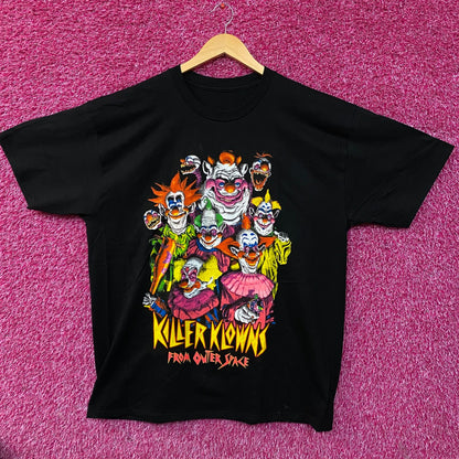 Killer Klowns From Outerspace Neon Movie Poster T-shirt size XL