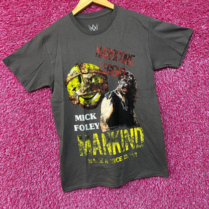 WWE Mick Foley Mankind Have A Nice Day T-Shirt Small