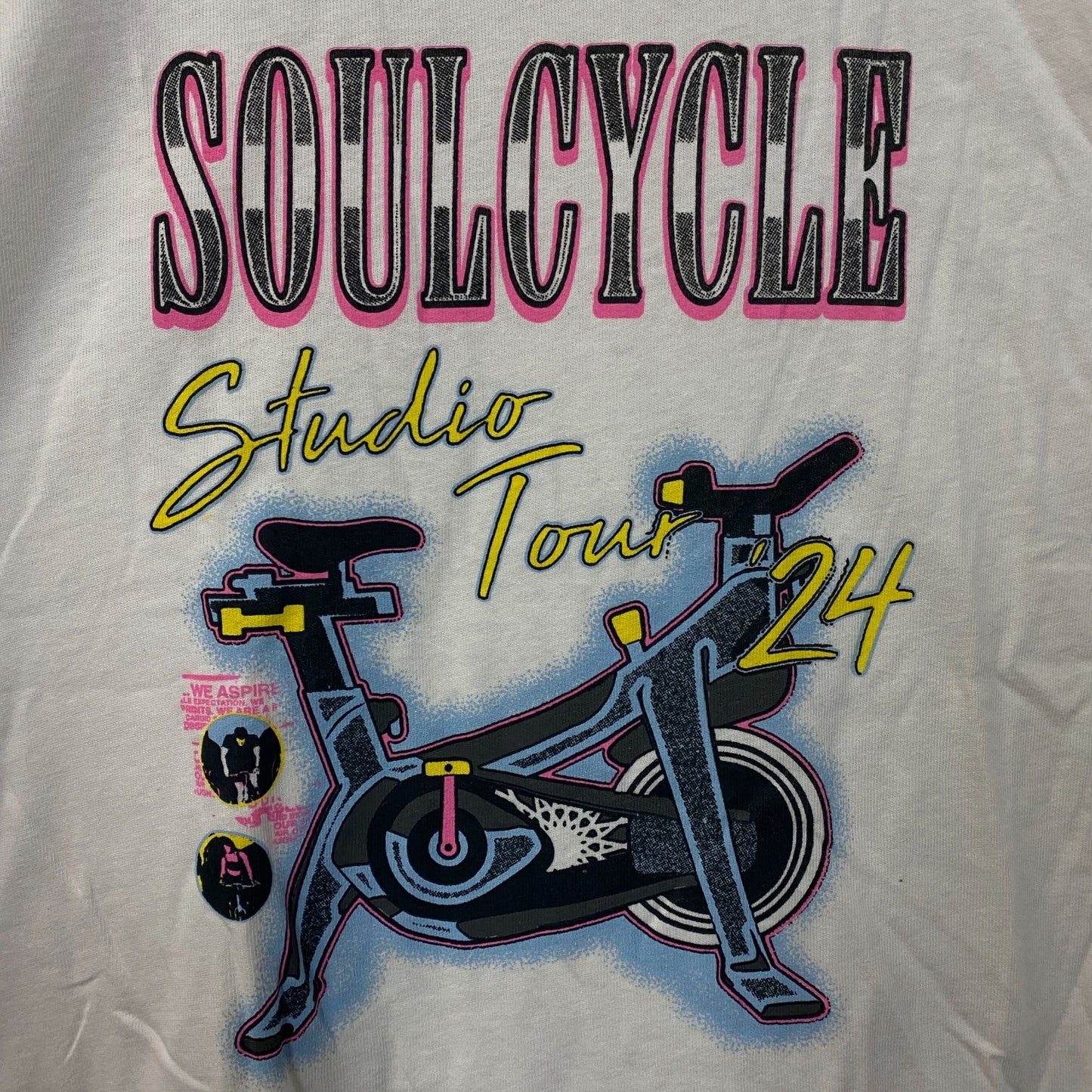 SoulCycle Studio Tour 24 Retro Graphic T-Shirt Medium