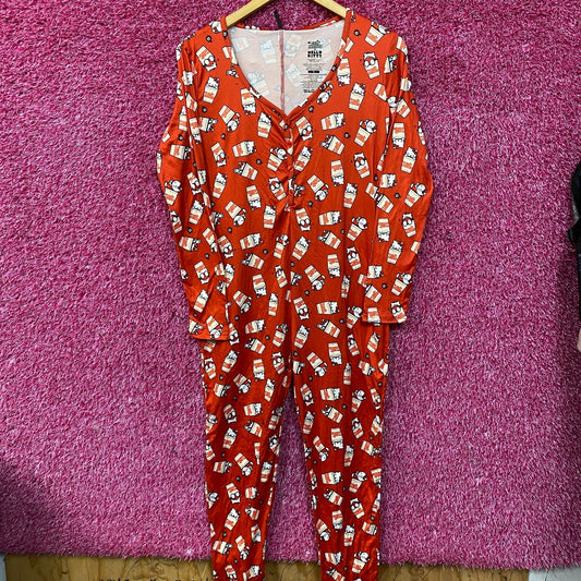 Sanrio Hello Kitty x Nissin Cup Noodle Onesie Pajama Medium