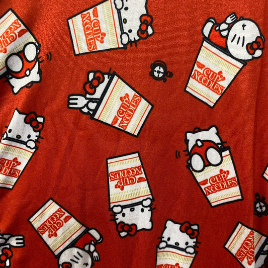 Sanrio Hello Kitty x Nissin Cup Noodle Onesie Pajama Medium