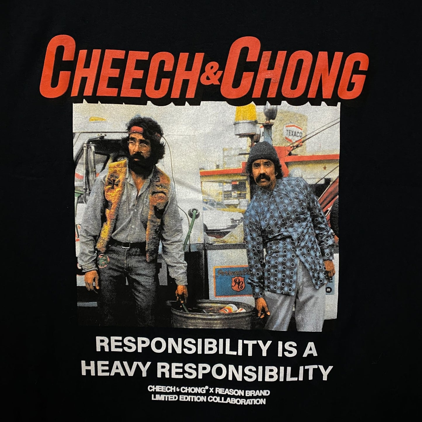 Cheech & Chong x Reason Brand Limited Edition Collaboration T-Shirt Large