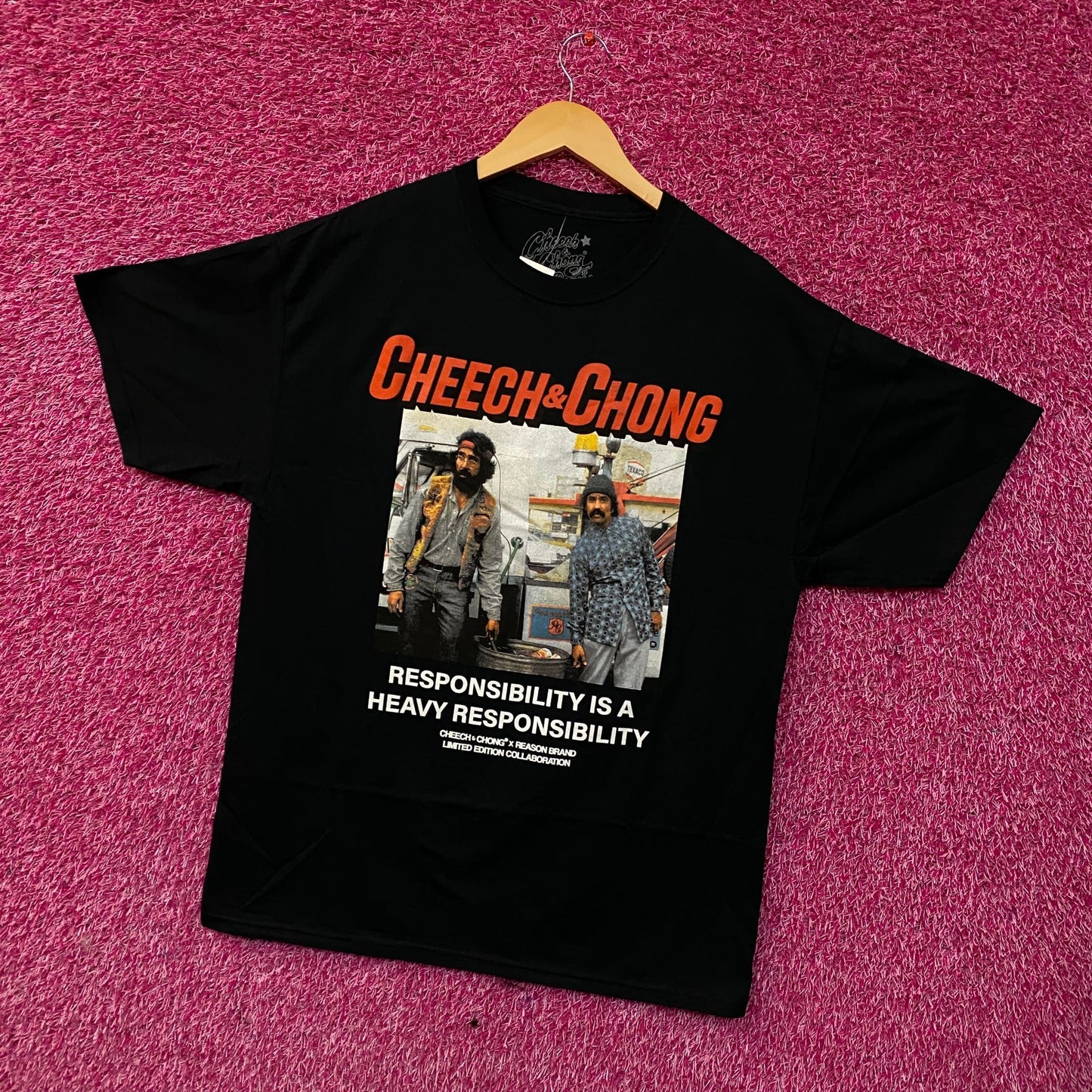 Cheech & Chong x Reason Brand Limited Edition Collaboration T-Shirt Large