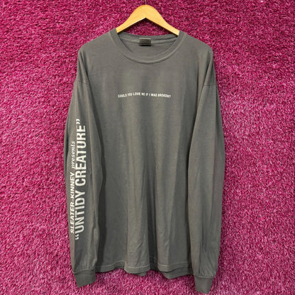 Sleater-Kinney Little Rope Untidy Creature Long Sleeve T-Shirt 2XL