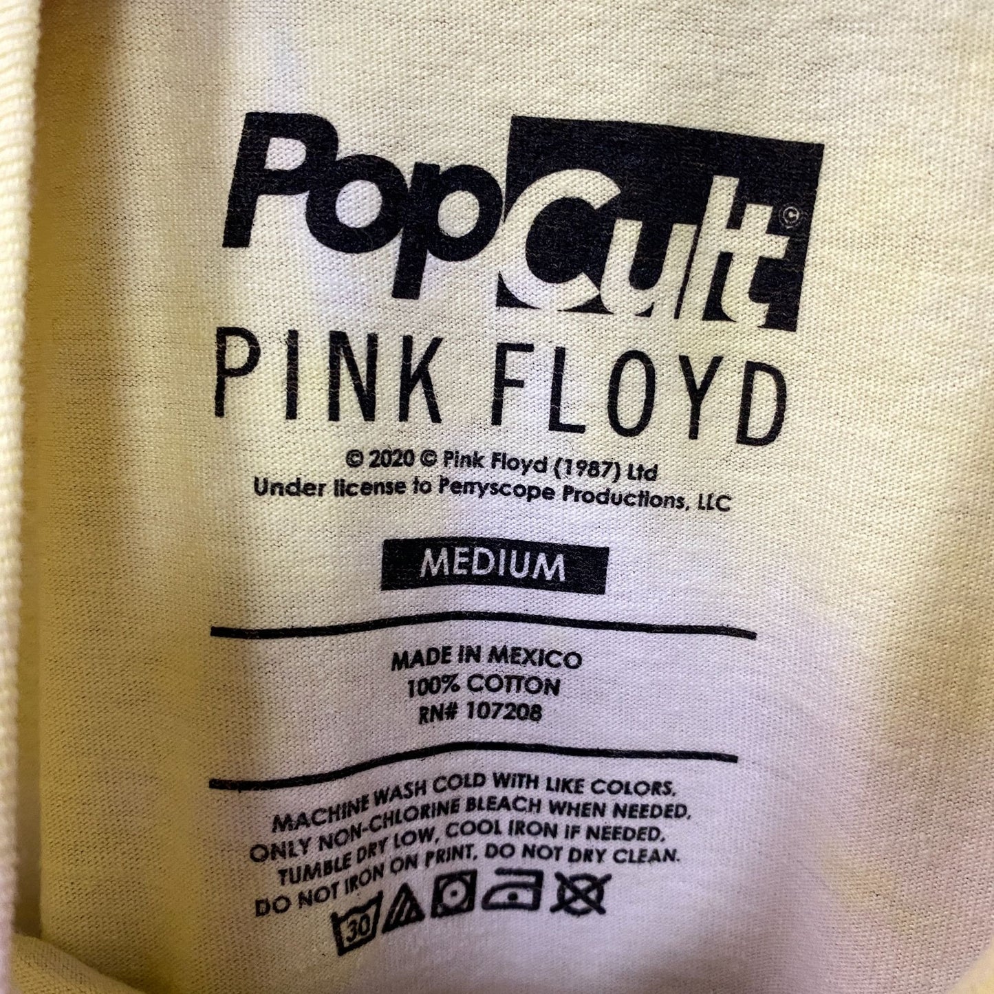 Pink Floyd "The Division Bell" Tie-Dye T-Shirt Medium