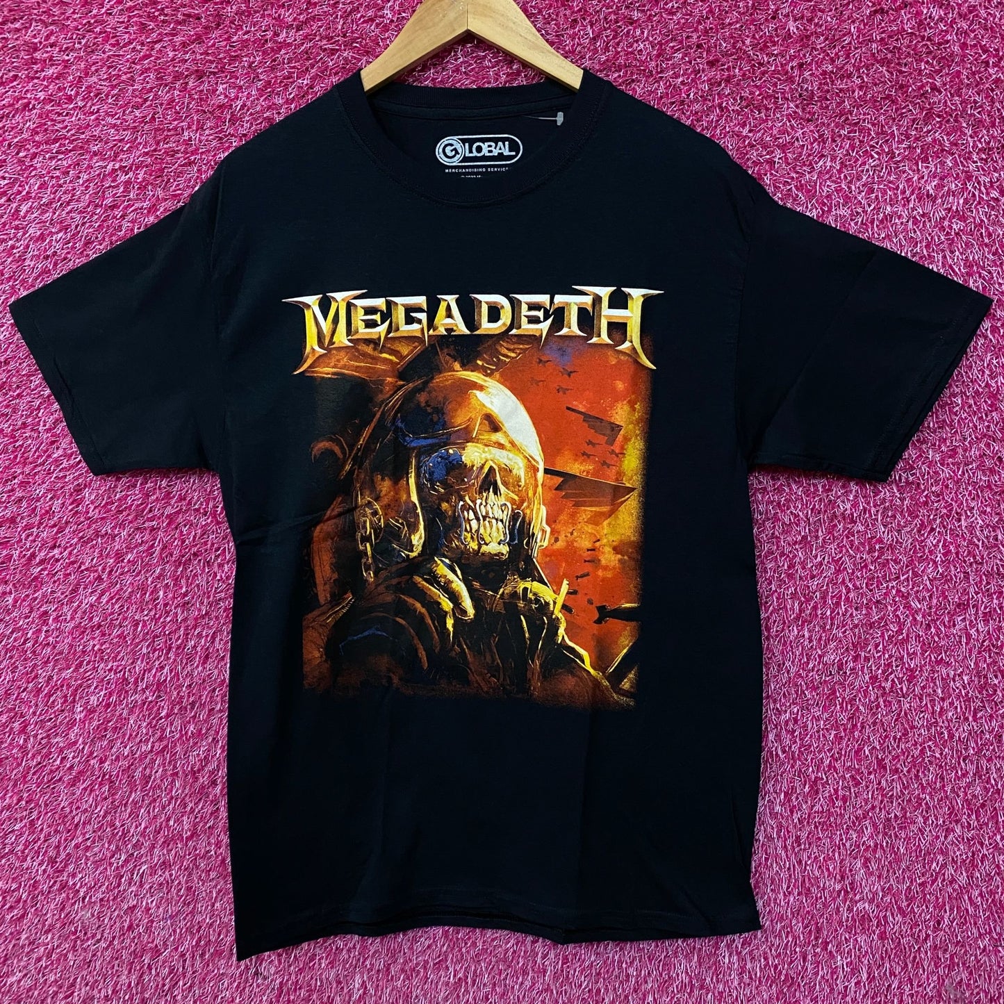 Megadeth "Fighter Pilot" Thrash Metal Band T-shirt Medium