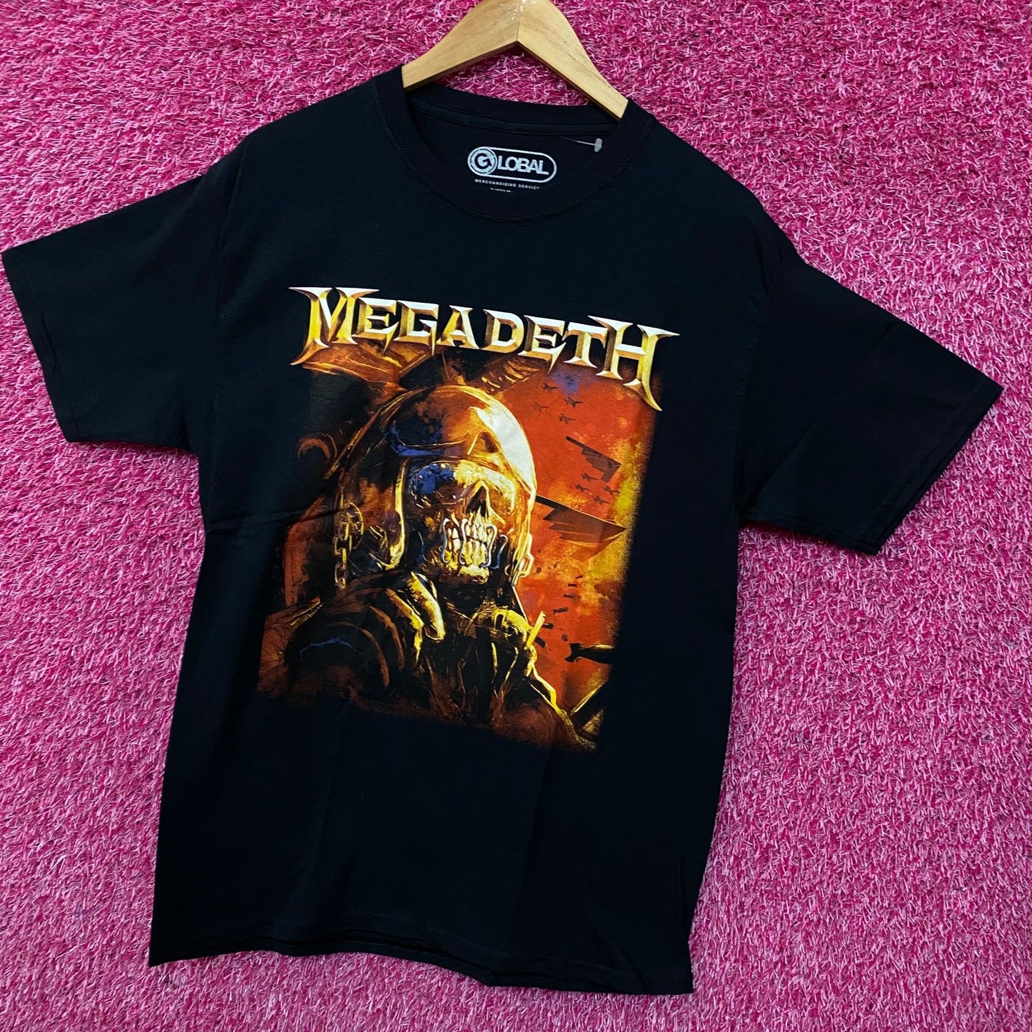 Megadeth "Fighter Pilot" Thrash Metal Band T-shirt Medium
