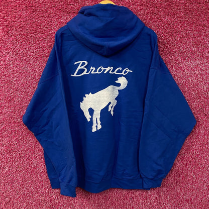 Junk Food Ford Bronco Classic Logo Pullover Hoodie Large