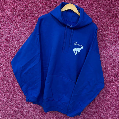 Junk Food Ford Bronco Classic Logo Pullover Hoodie Large