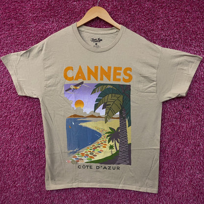 Junk Food Cannes Côte D'Azur Graphic T-Shirt Medium