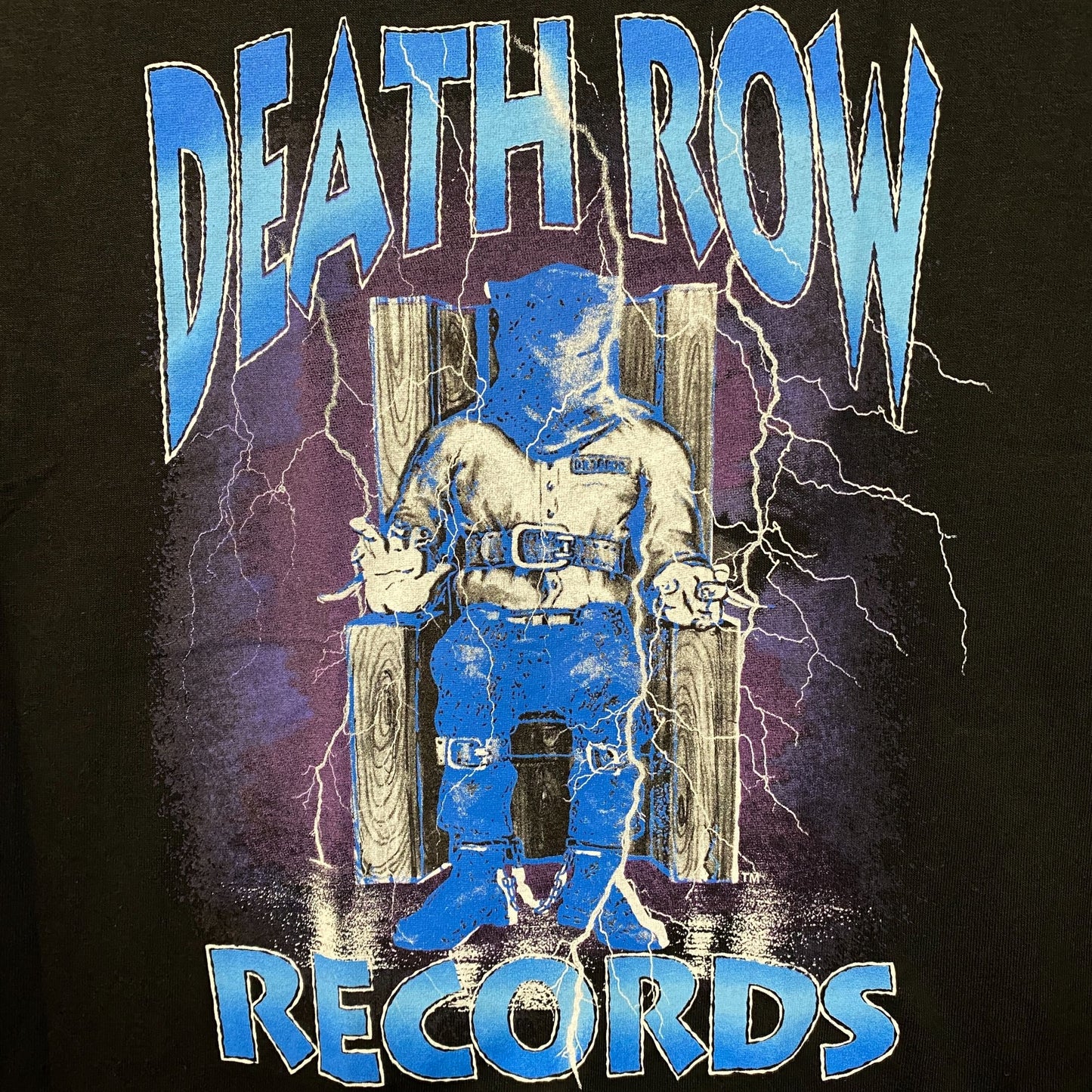 Death Row Records Electric Chair tshirt size Medium