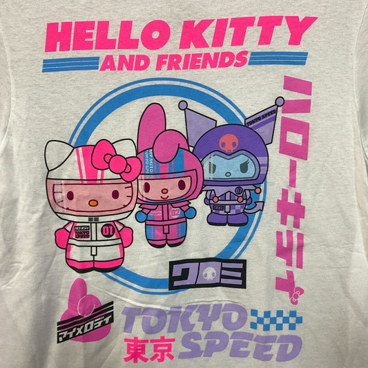 Sanrio Hello Kitty and Friends Tokyo Speed Kawaii Graphic T-Shirt Medium
