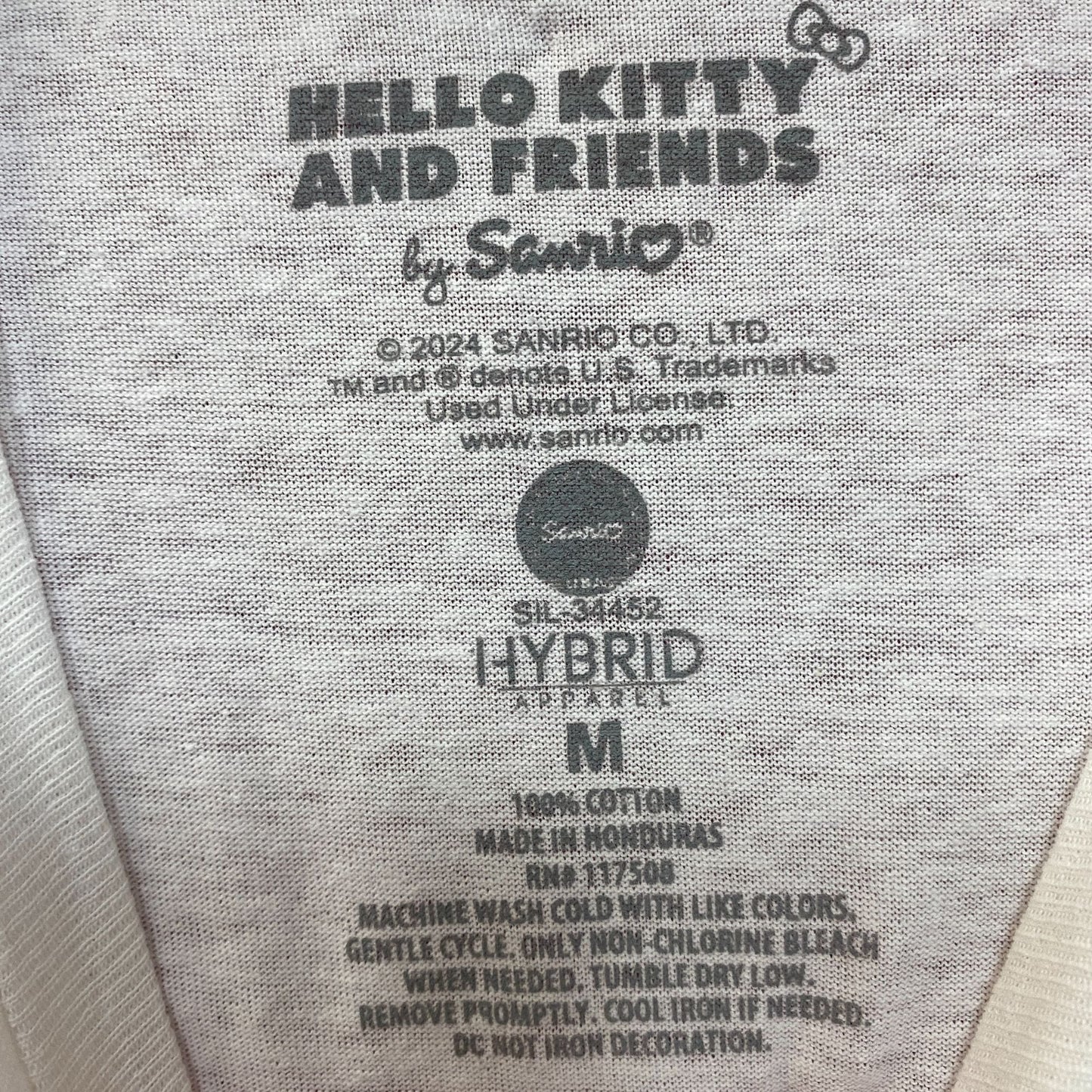 Sanrio Hello Kitty and Friends Tokyo Speed Kawaii Graphic T-Shirt Medium