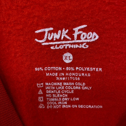 Junk Food Merry Merry Graphic Fleece Sweatshirt XL