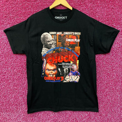 Chucky Child's Play 3: Look Who's Stalking Sorry Jack Chucky's Back Promo T-Shirt Large