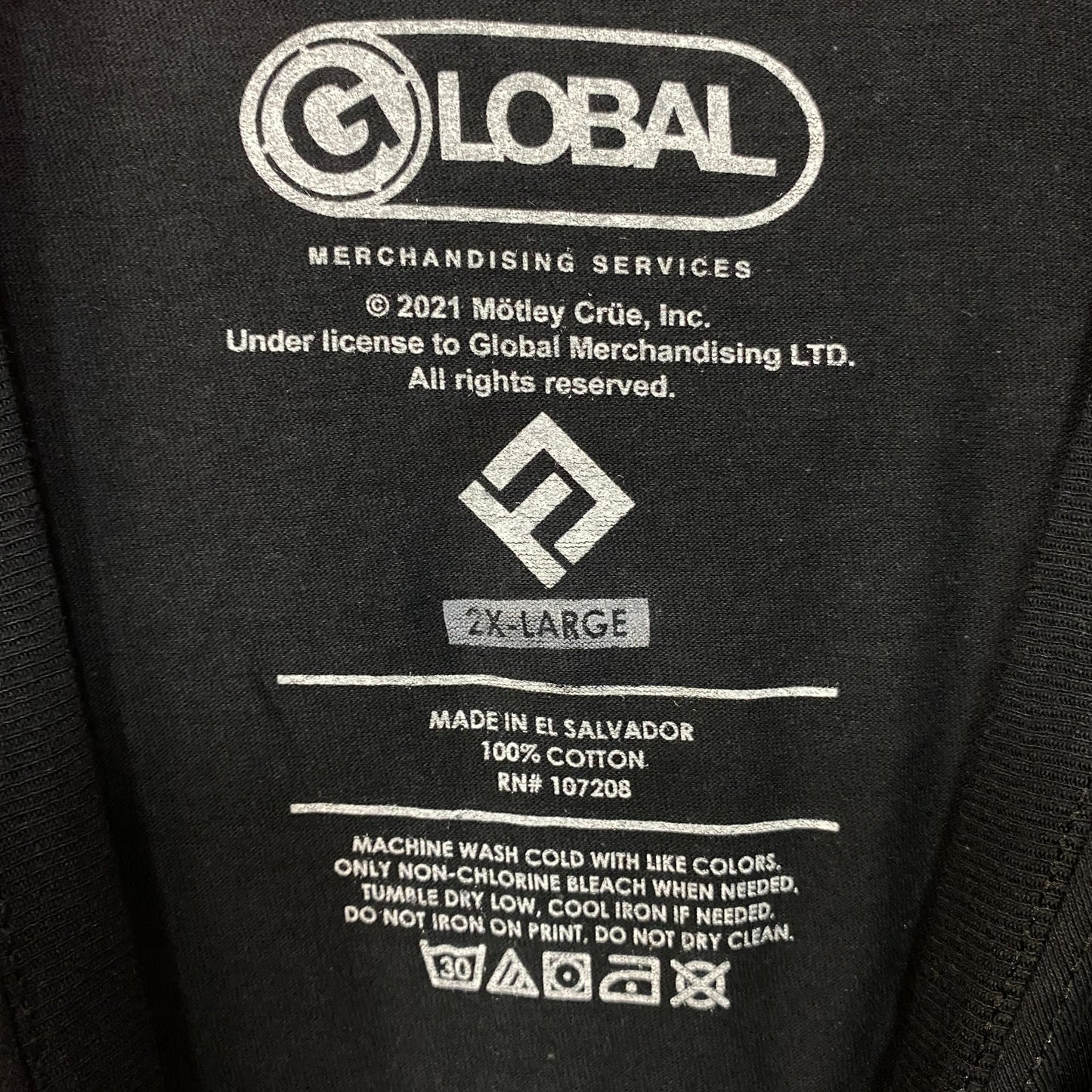 Motley Crue Dr Feel Good Album Cover Art Heavy Metal T-Shirt 2XL