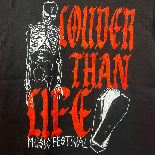 Louder Than Life Music Festival Rock Concert Black T-Shirt Large