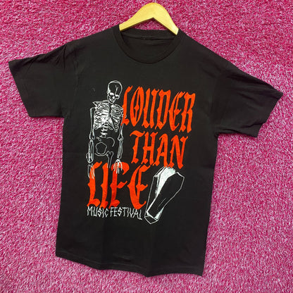 Louder Than Life Music Festival Rock Concert Black T-Shirt Large