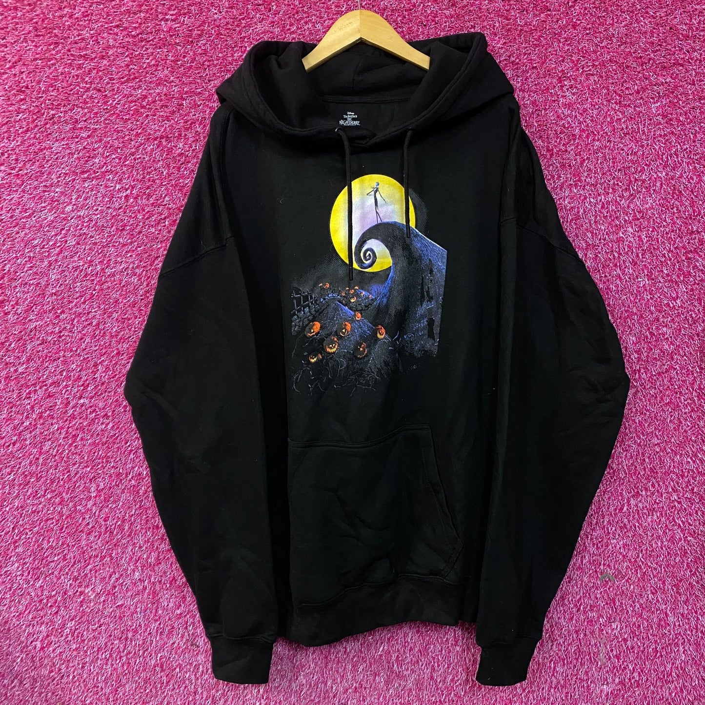 Nightmare before Christmas Jack Skellington Spiral Hill Hoodie size 3XL