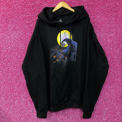 Nightmare before Christmas Jack Skellington Spiral Hill Hoodie size 3XL