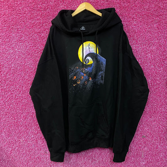 Nightmare before Christmas Jack Skellington Spiral Hill Hoodie size 3XL