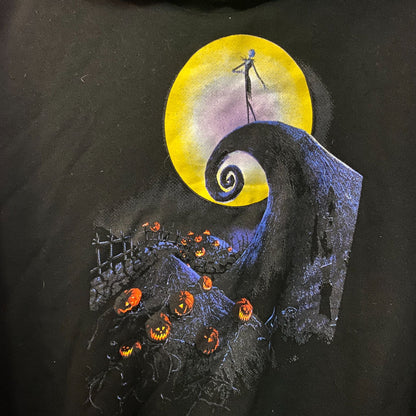 Nightmare before Christmas Jack Skellington Spiral Hill Hoodie size 3XL