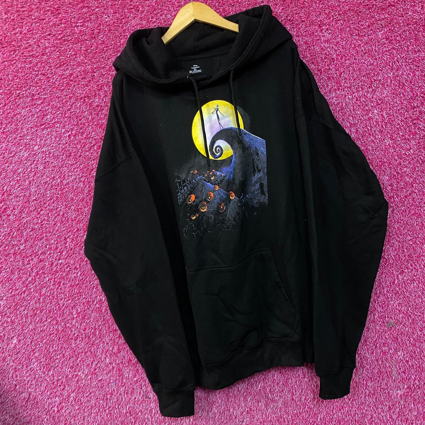 Nightmare before Christmas Jack Skellington Spiral Hill Hoodie size 3XL