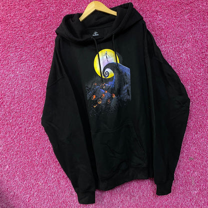 Nightmare before Christmas Jack Skellington Spiral Hill Hoodie size 3XL