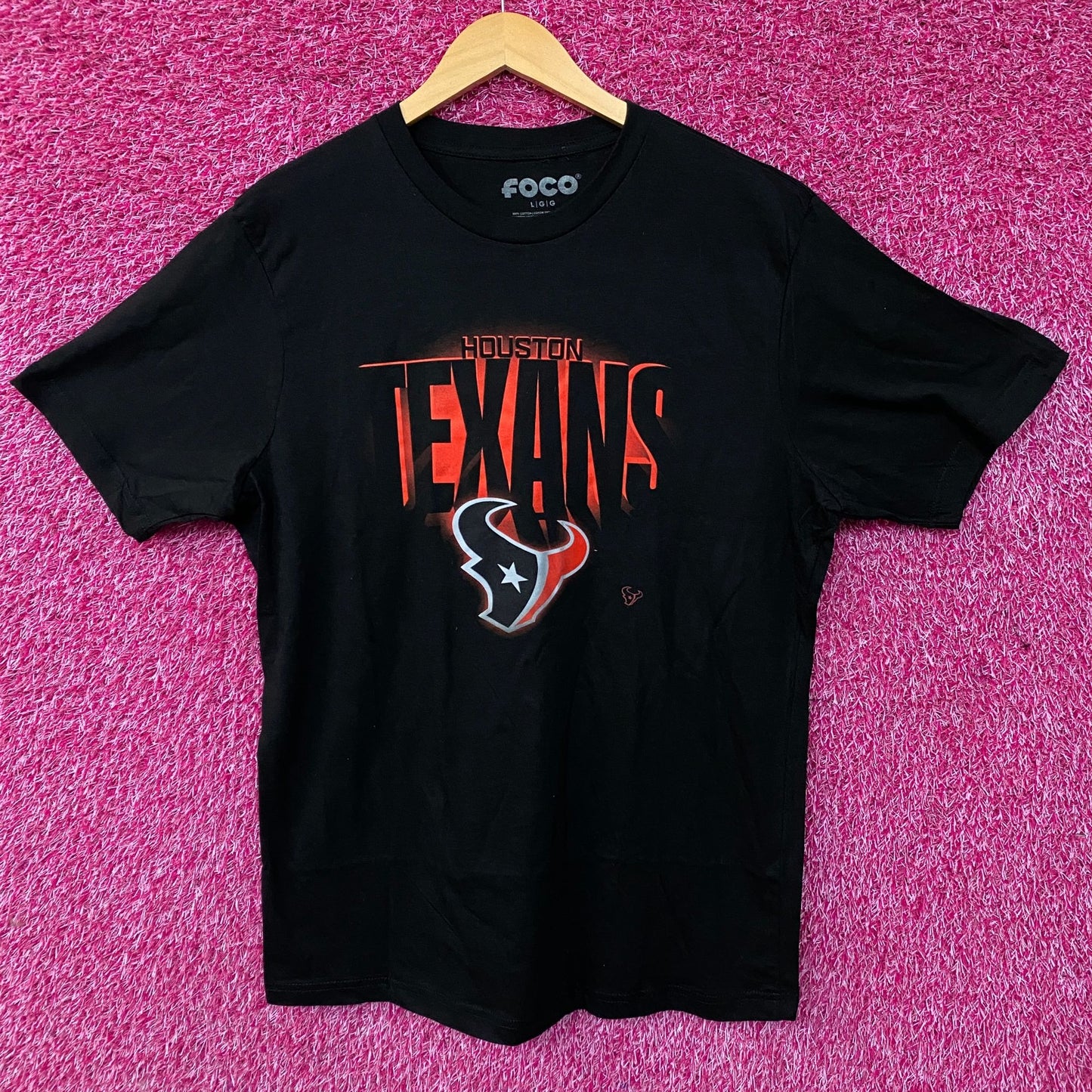 FOCO NFL Houston Texans Team Logo Graphic T-Shirt Large