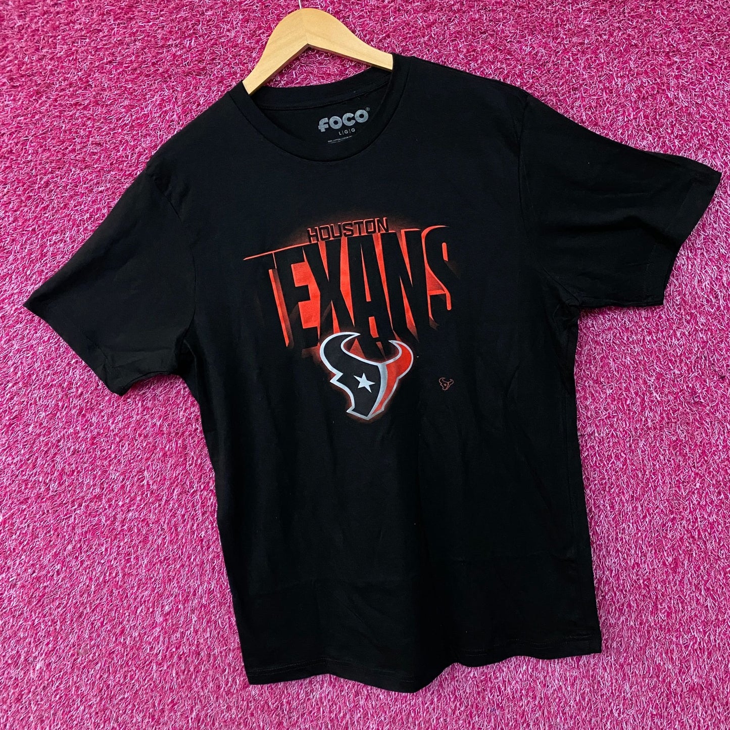 FOCO NFL Houston Texans Team Logo Graphic T-Shirt Large