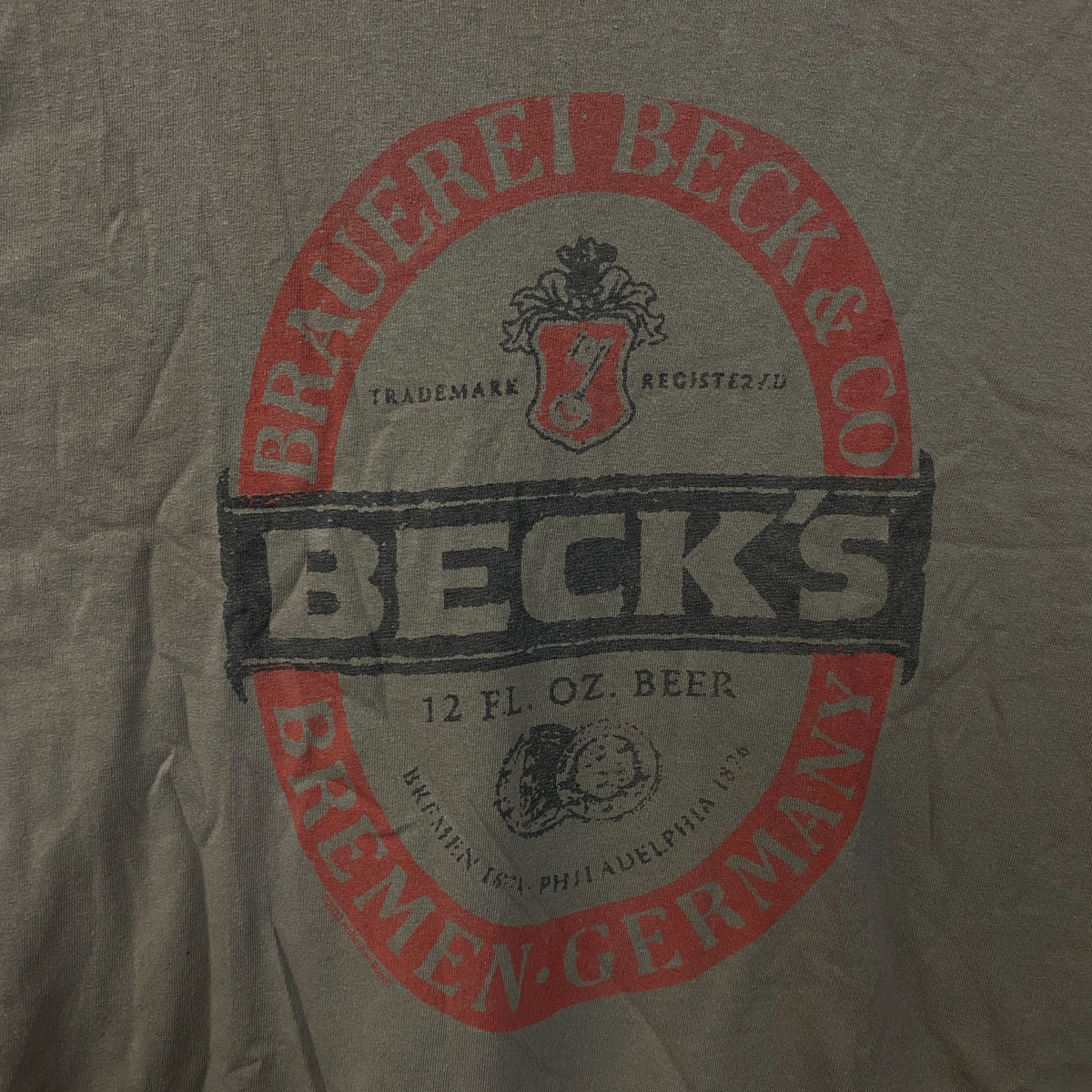 Junk Food Clothing Beck's Beer Graphic T-Shirt XL