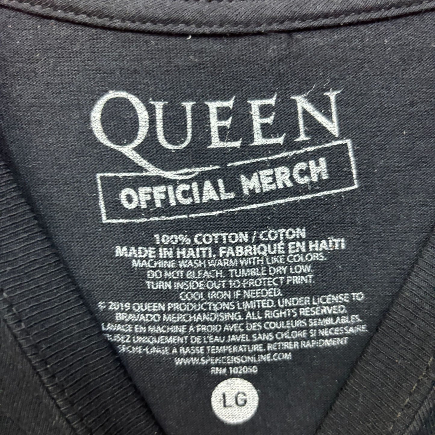 Queen Bohemian Rhapsody Logo Rock Tshirt size large