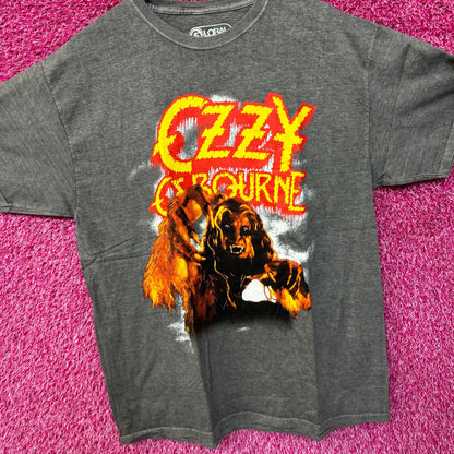 Ozzy Osborne Bark at the Moon Art Oversized Metal Band Tee M