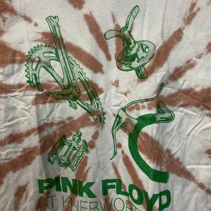 Pink Floyd Knebworth '75 Flea Market Tie Dye T-Shirt Medium
