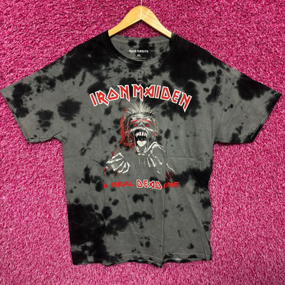 Iron Maiden A Real Dead One Album Art Heavy Metal Tie Dye M