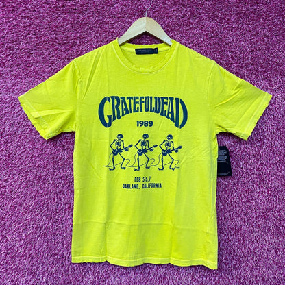 Junk Food Closet Grateful Dead Guitar Skeletons '89 Vintage Tee Shirt Small