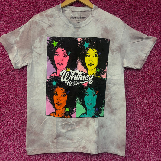 Whitney Houston Wanna Dance wit Somebody Dance Pop Tie Dye M