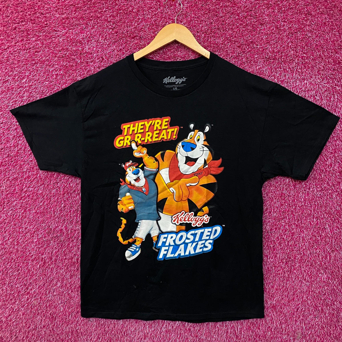 Kellogg's Frosted Flakes Tony the Tiger Graphic T-Shirt Large