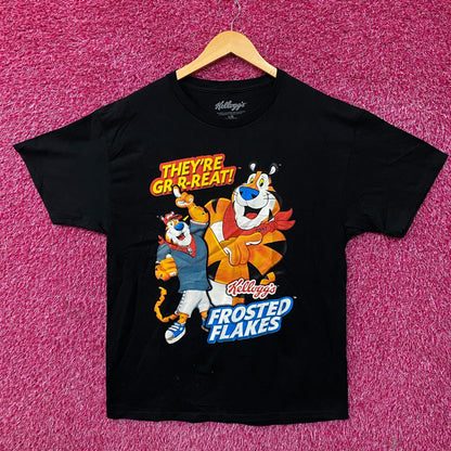 Kellogg's Frosted Flakes Tony the Tiger Graphic T-Shirt Large