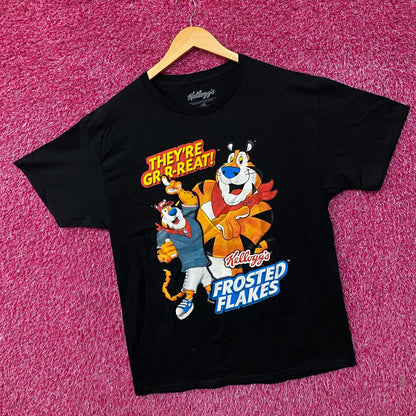 Kellogg's Frosted Flakes Tony the Tiger Graphic T-Shirt Large