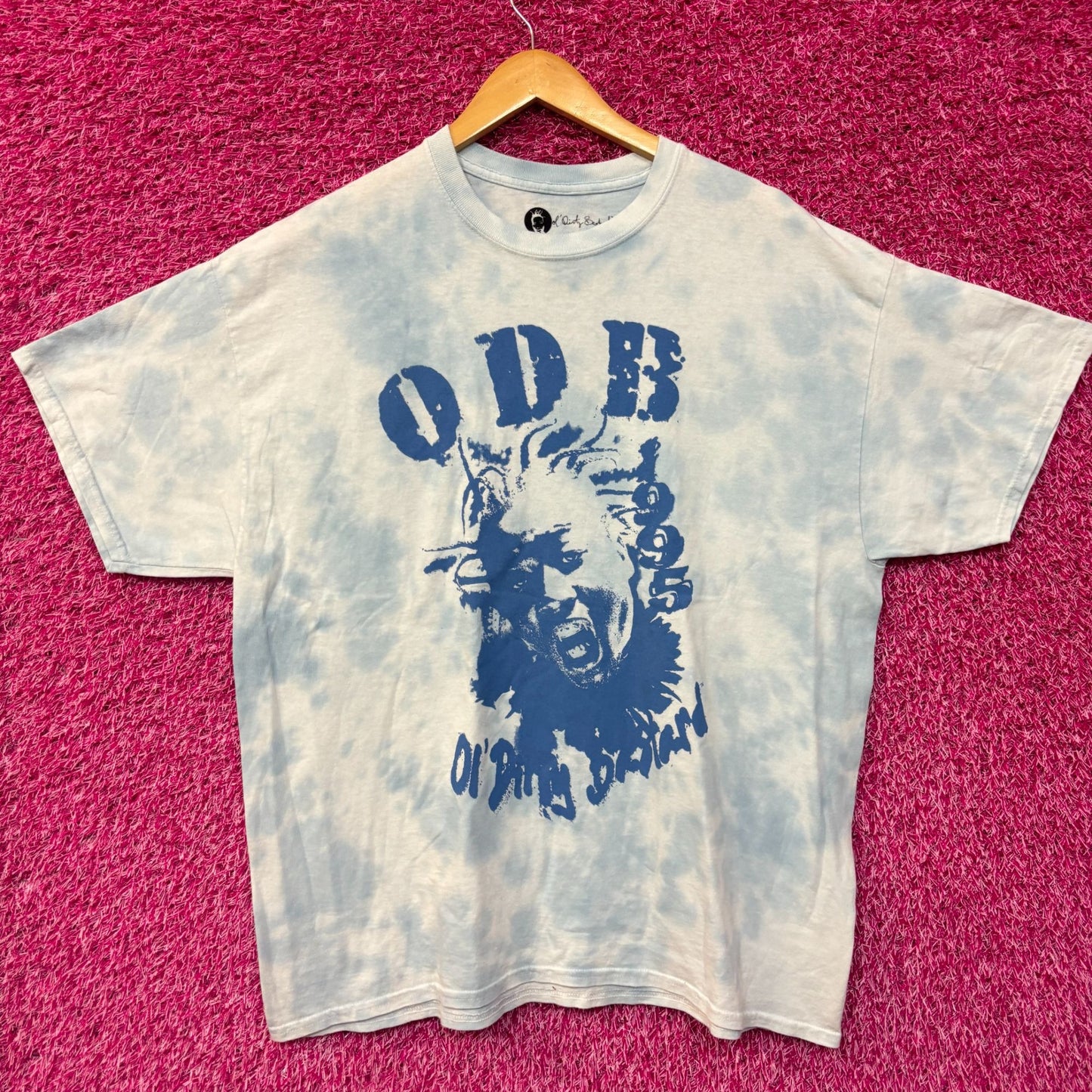 Wutang clan Ol' Dirty Bastard Return to 36 Chambers 1995 tiedye tshirt size large