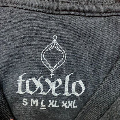 Tove Lo Attention Pink Lettering Black T-Shirt Large