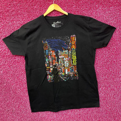 Threadless Godzilla Kaiju City Graphic  Design T-Shirt Size XL