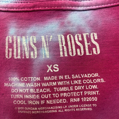 Guns N’ Roses Logo Rock Tie Dye Tshirt size Extra Small
