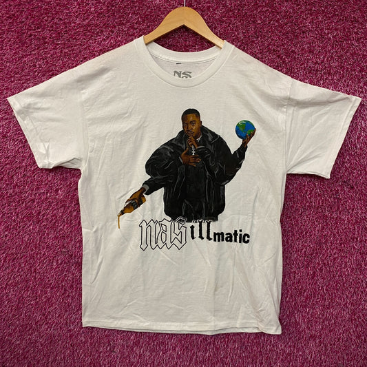 Nas 30 Years of Illmatic Graphic T-Shirt Large