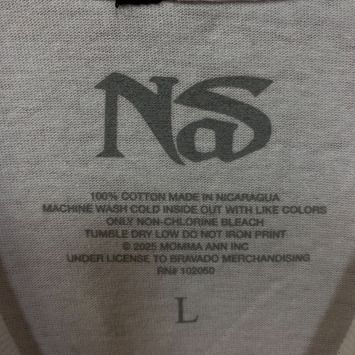 Nas 30 Years of Illmatic Graphic T-Shirt Large